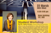 Managing the Maze of Work: Student Workshop by Dr Jane Horan, Founder and CEO of The Horan Group